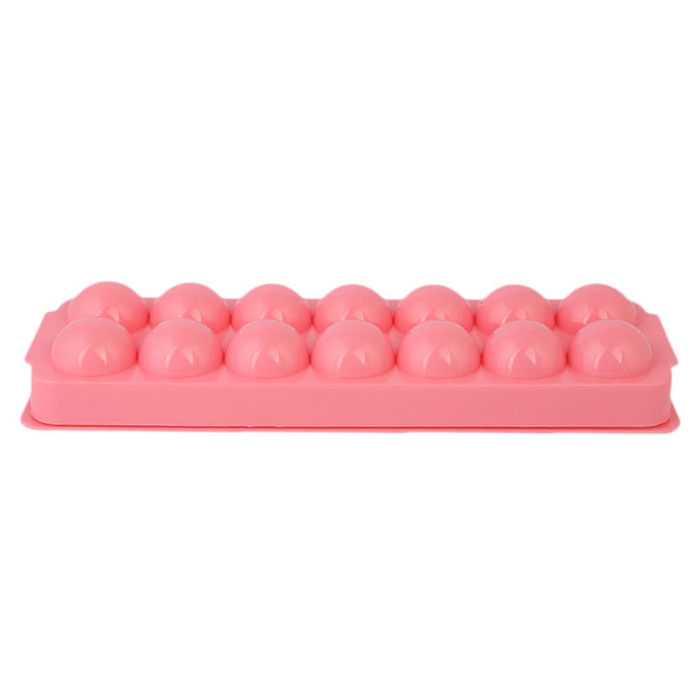 Mini Ice Ball Tray 14 Hole - Pink, Home & Lifestyle, Storage Boxes, Chase Value, Chase Value