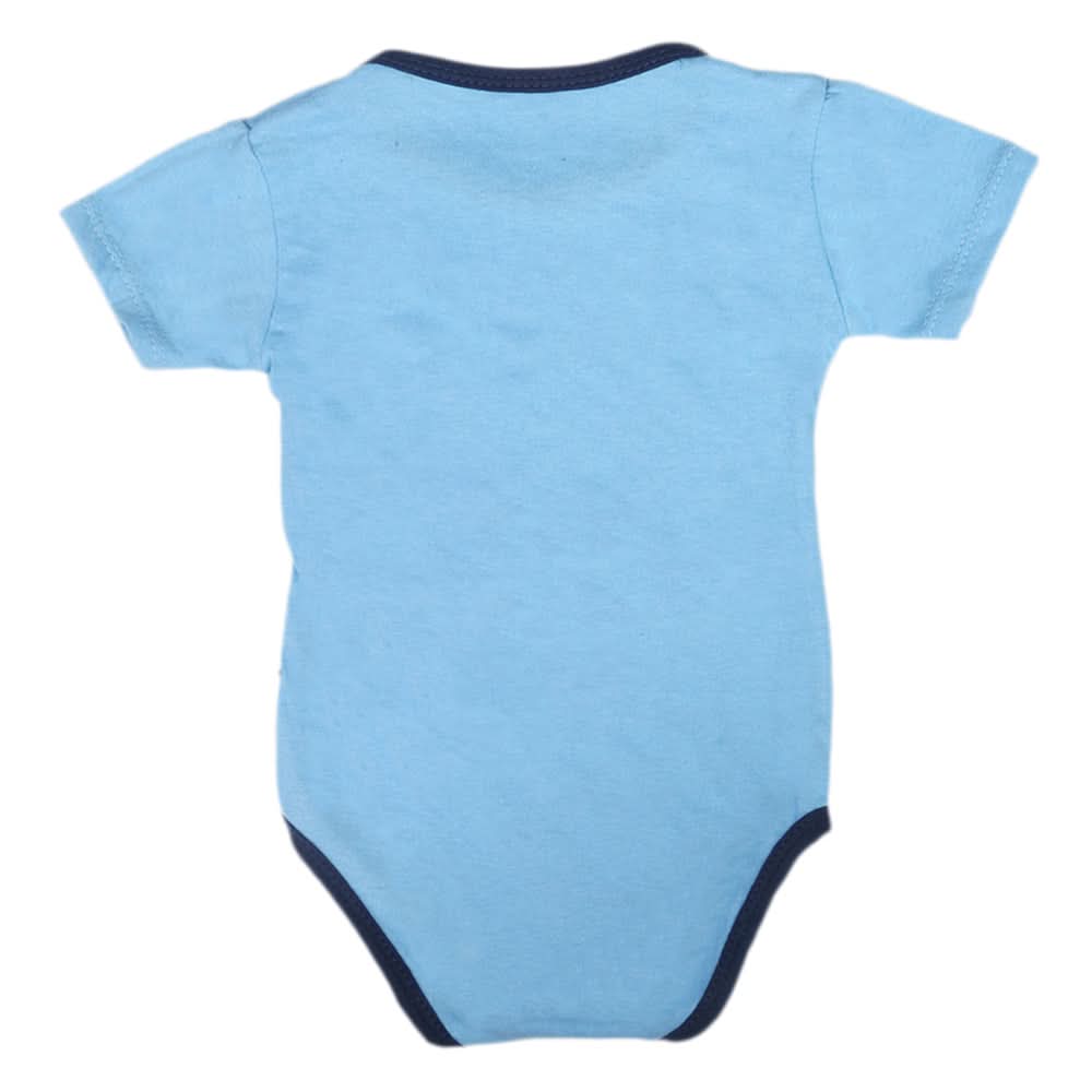 Newborn Boys Half Sleeves Romper Suit - Blue, Kids, Newborn Boys Rompers, Chase Value, Chase Value