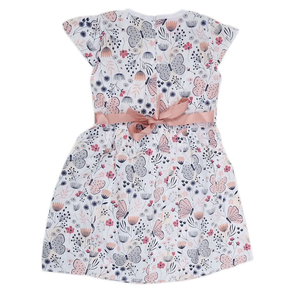 Girls Cotton Frock - Navy Blue, Kids, Girls Frocks, Chase Value, Chase Value