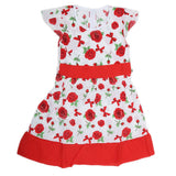 Girls Cotton Frock - Red, Kids, Girls Frocks, Chase Value, Chase Value