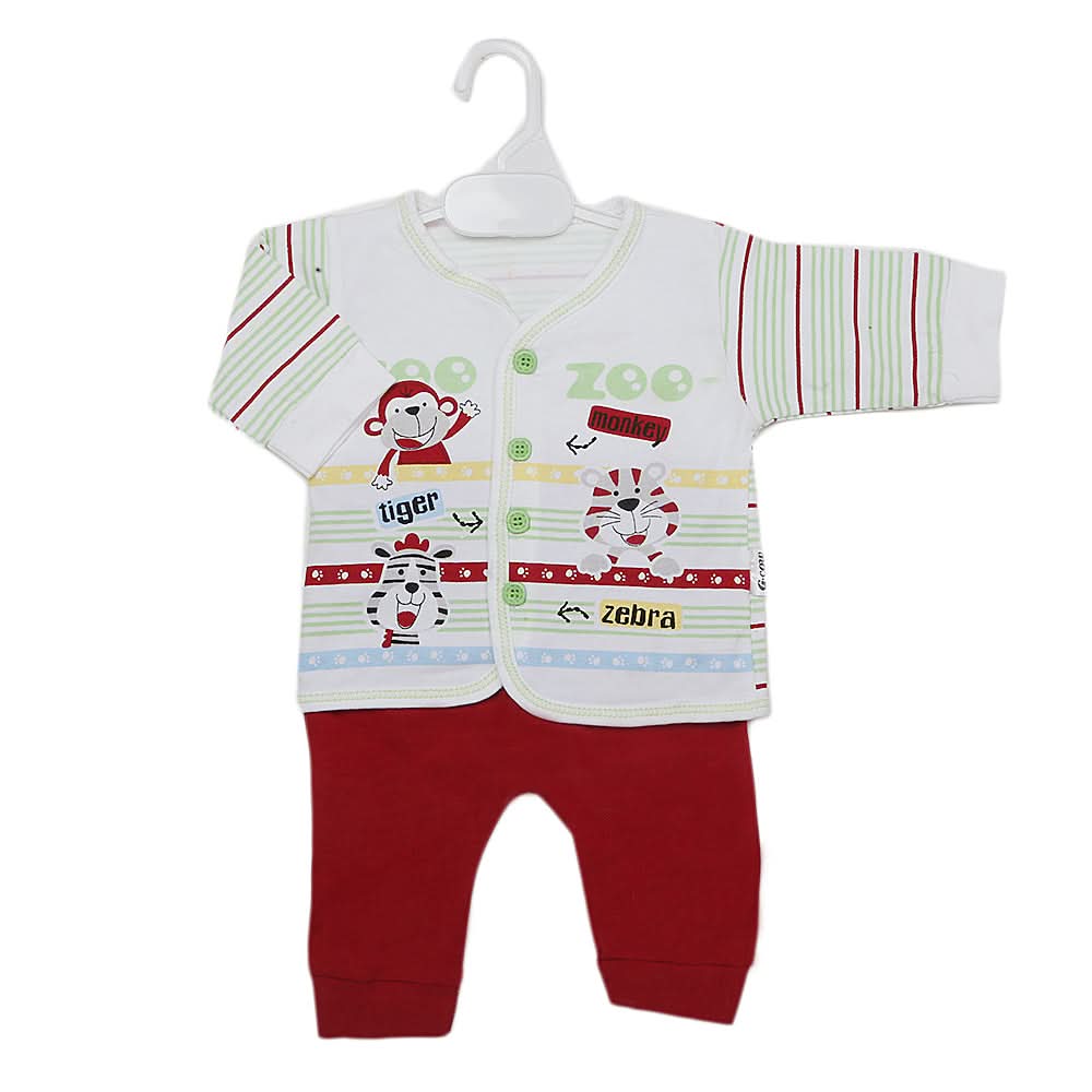 Newborns Boys Full Sleeves Suit - Green, Kids, New Born Boys Sets And Suits, Chase Value, Chase Value