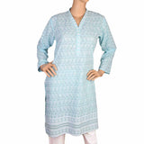 Women's Fancy Chicken Kurti - Blue, Women, Ready Kurtis, Chase Value, Chase Value