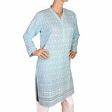 Women's Fancy Chicken Kurti - Blue, Women, Ready Kurtis, Chase Value, Chase Value