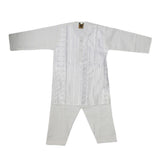 Newborn Boys kurta Shalwar Suits - White, Kids, NB Boys Shalwar Suits, Chase Value, Chase Value