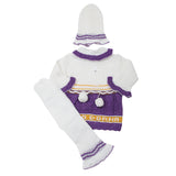 Newborn Girls Irani Suit - Purple, Kids, NB Girls Sets And Suits, Chase Value, Chase Value