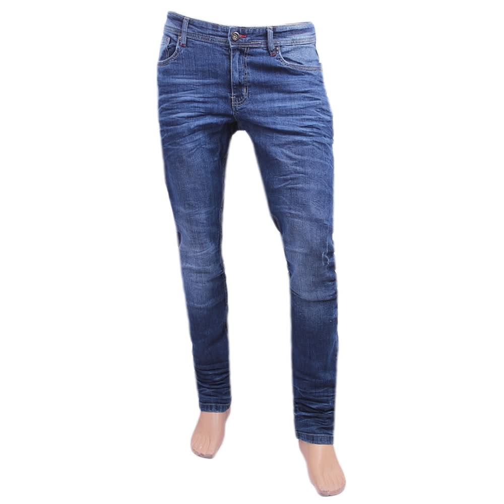 Men's Basic Denim Pant - Denim Blue, Men, Casual Pants And Jeans, Chase Value, Chase Value