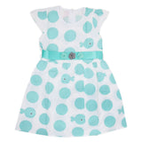 Girls Cotton Frock - Sea Green, Kids, Girls Frocks, Chase Value, Chase Value
