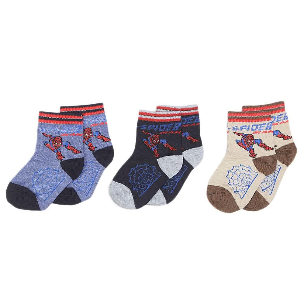 Boys Socks Pack Of 3 - Multi, Kids, Boys Socks, Chase Value, Chase Value