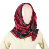Women's Printed Scarf Silk - Maroon, Women, Shawls And Scarves, Chase Value, Chase Value