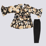 Newborn Girl Suit Full Sleeves - Black, , Chase Value, Chase Value