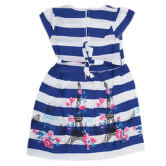 Girls Cotton Frock - Royal Blue, Kids, Girls Frocks, Chase Value, Chase Value