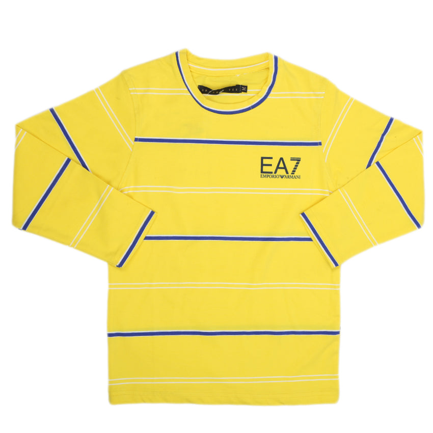 Boys Full Sleeves T-Shirt - Yellow, Kids, Boys T-Shirts, Chase Value, Chase Value