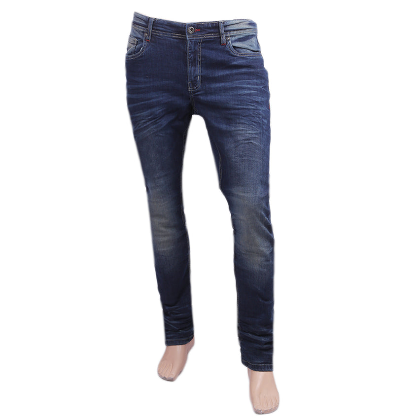 Men's Basic Denim Pant - Denim Blue, Men, Casual Pants And Jeans, Chase Value, Chase Value