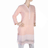 Women's Fancy Chicken Kurti - Peach, Women, Ready Kurtis, Chase Value, Chase Value