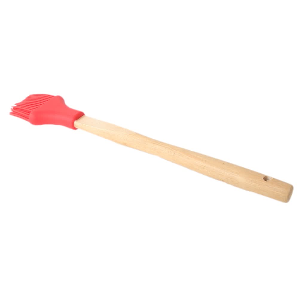 Oil Brush Wood Handle - Red, Home & Lifestyle, Baking, Chase Value, Chase Value
