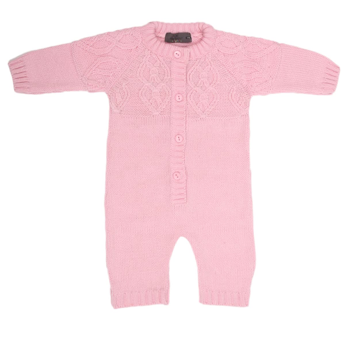 Newborn Girls Full Sleeves Romper CVC-881 S - Pink, Kids, New Born Girls Winterwear, Chase Value, Chase Value