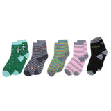 Women's Socks Pack Of 5 - Multi, Women, Socks Stocking And Gloves, Chase Value, Chase Value