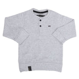 Boys Full Sleeves T-Shirt - Light Grey, Kids, Boys T-Shirts, Chase Value, Chase Value