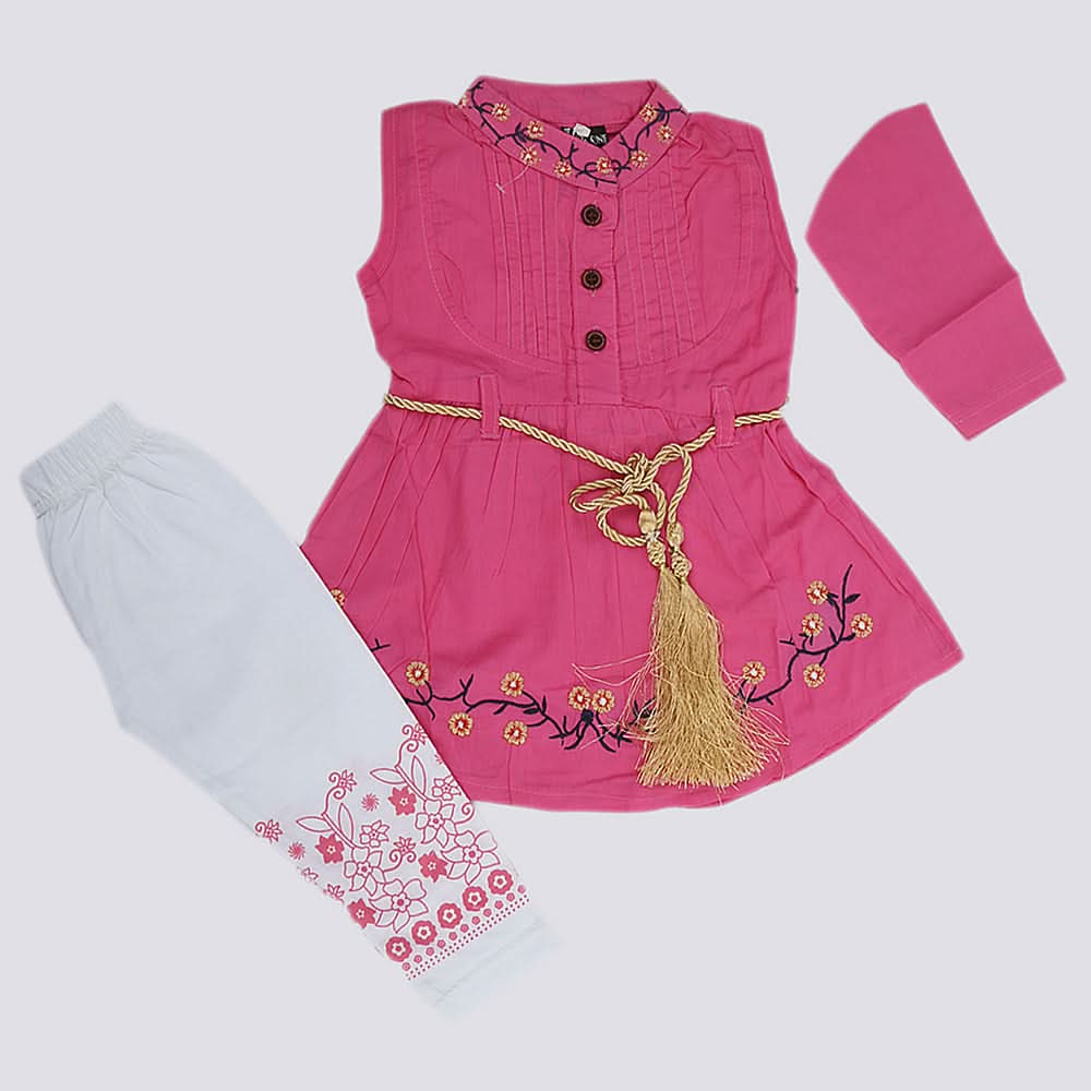 Girls Full Sleeves Suit - Pink, Kids, Girls Sets And Suits, Chase Value, Chase Value
