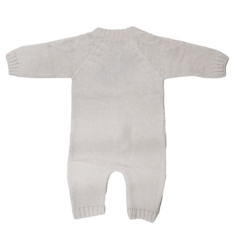 Newborn Girls Full Sleeves Romper CVC-881 S - Off White, Kids, New Born Girls Winterwear, Chase Value, Chase Value