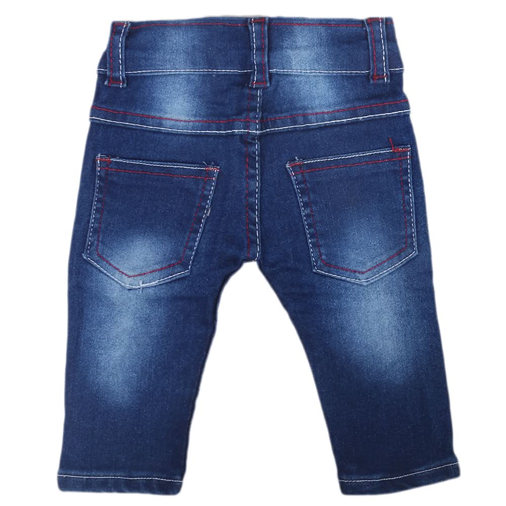 Newborn Girls Denim Pant - Navy Blue, Kids, Newborn Girls Shorts Skirts And Pants, Chase Value, Chase Value