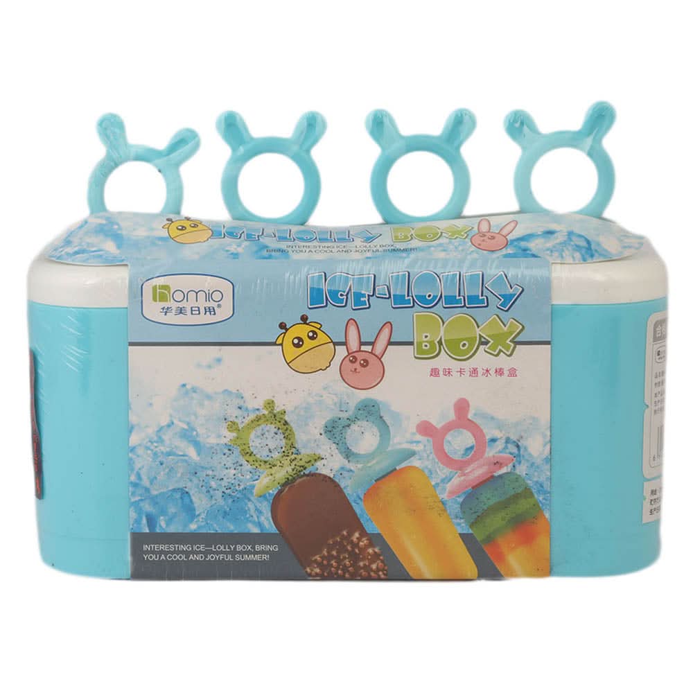 Ice Lolly Box 4 Pcs Set (8355) - Blue, Home & Lifestyle, Storage Boxes, Chase Value, Chase Value