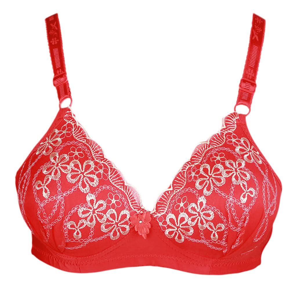Women's Foam Bra (UA-501) 243 -Red, Women, Bras, Chase Value, Chase Value
