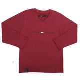 Boys Full Sleeves T-Shirt - Maroon, Kids, Boys T-Shirts, Chase Value, Chase Value