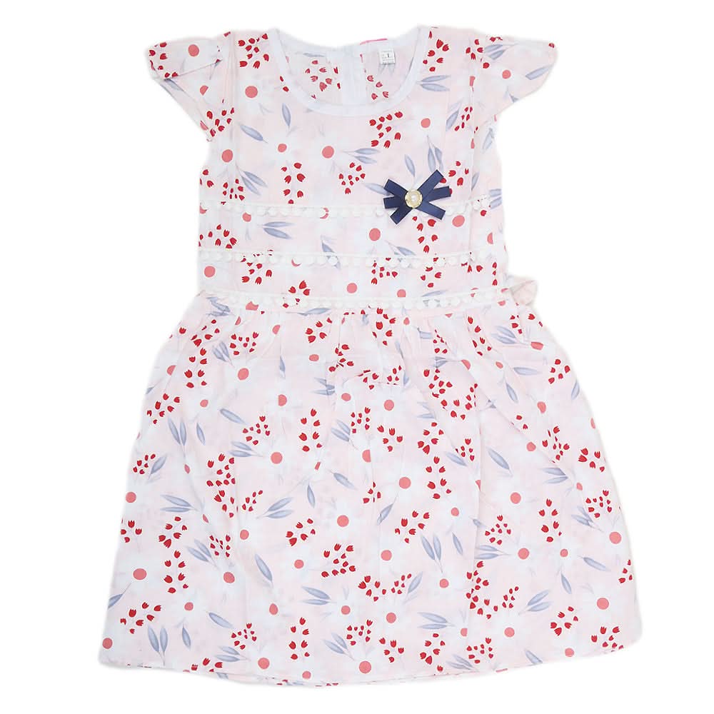Girls Cotton Frock - Light Pink, Kids, Girls Frocks, Chase Value, Chase Value