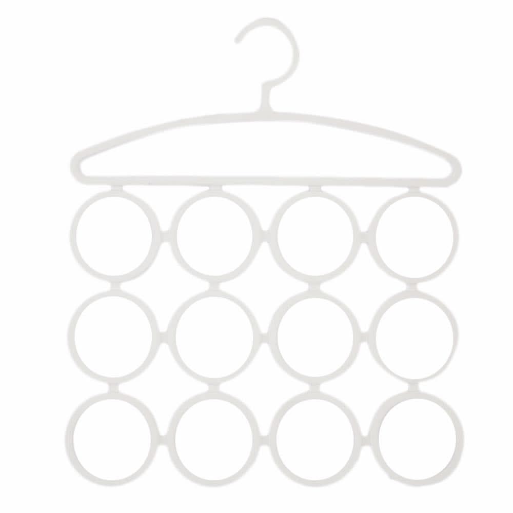 Scarf Hanger 12 Rope Hole - White, Home & Lifestyle, Accessories, Chase Value, Chase Value