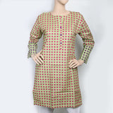 Women's Printed Khaddar Kurti - Green, Women, Ready Kurtis, Chase Value, Chase Value