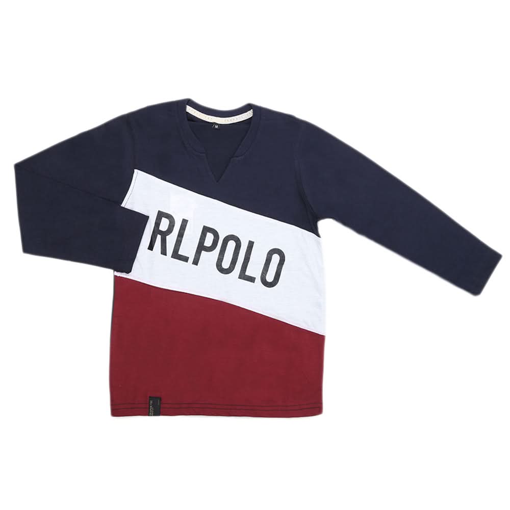 Boys Full Sleeves T-Shirt - Navy Blue, Kids, Boys T-Shirts, Chase Value, Chase Value