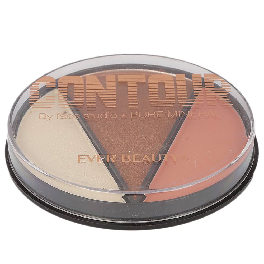 Ever Beauty Contour Face Studio+Pure Mineral 3049E, Beauty & Personal Care, Makeup Kits And Pallets, Chase Value, Chase Value