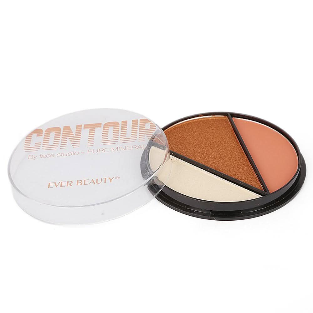 Ever Beauty Contour Face Studio+Pure Mineral 3049E, Beauty & Personal Care, Makeup Kits And Pallets, Chase Value, Chase Value