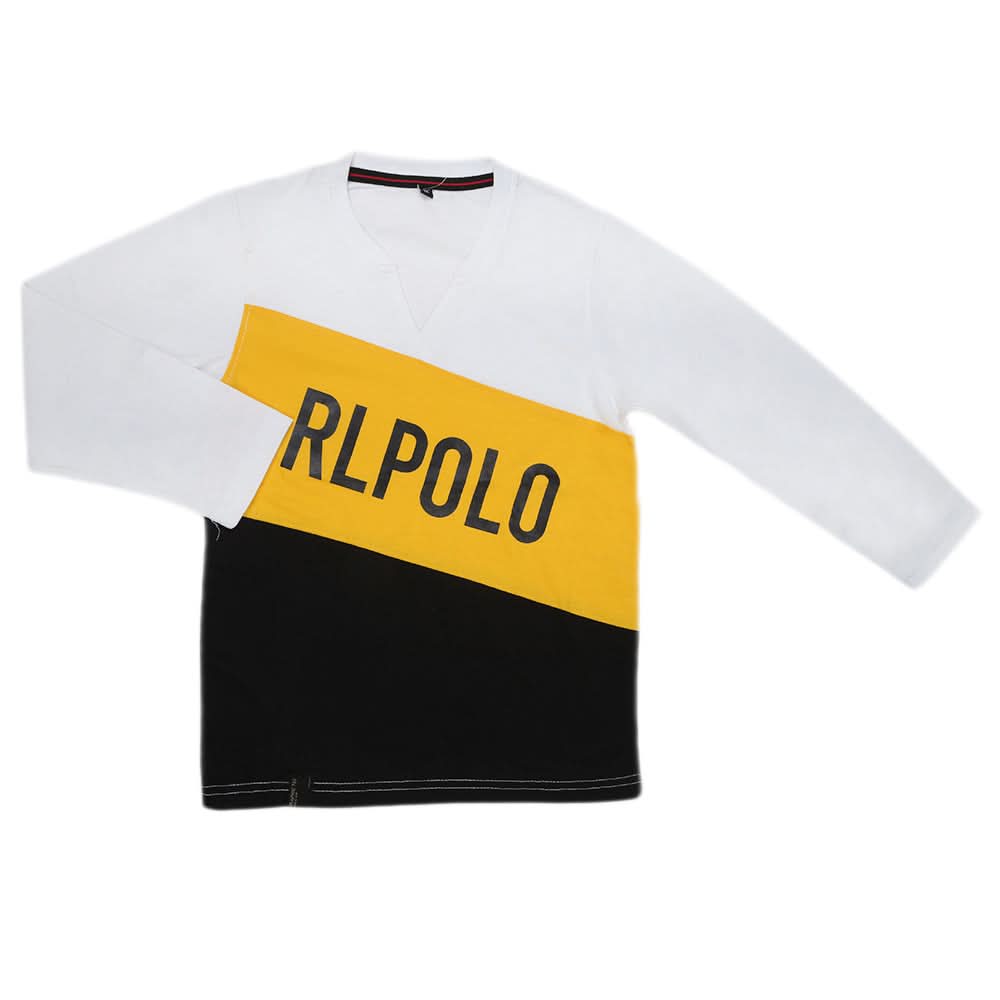 Boys Full Sleeves T-Shirt - White, Kids, Boys T-Shirts, Chase Value, Chase Value