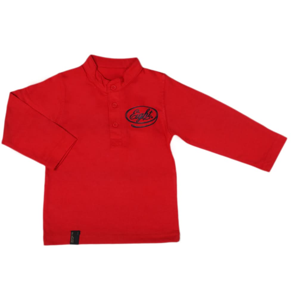 Boys Full Sleeves T-Shirt - Red, Kids, Boys T-Shirts, Chase Value, Chase Value