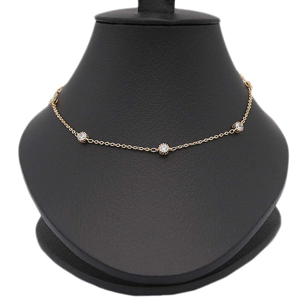 Women's Zircon Chain & Locket - Golden, Women, Chains & Lockets, Chase Value, Chase Value