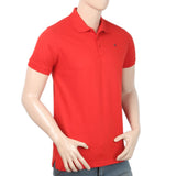 Men's Half Sleeves Polo T-Shirt - Red, Men, T-Shirts And Polos, Chase Value, Chase Value
