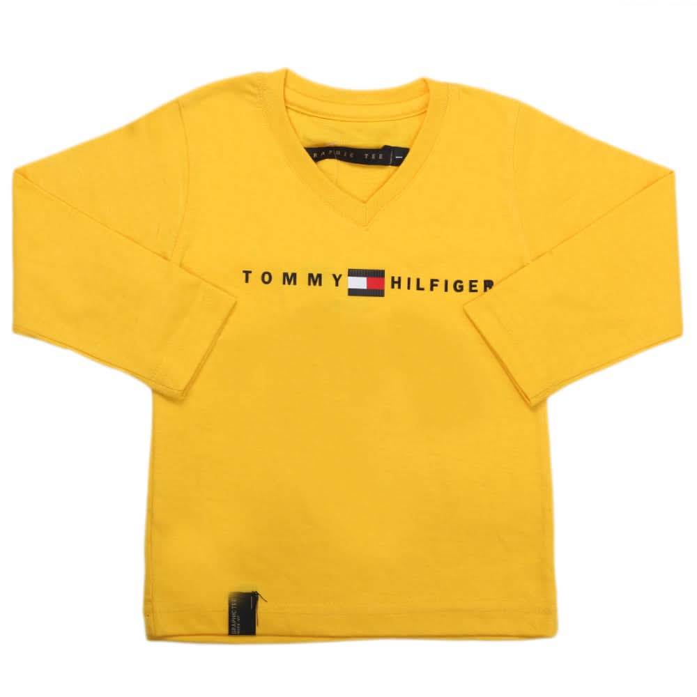 Boys Full Sleeves T-Shirt - Yellow, Kids, Boys T-Shirts, Chase Value, Chase Value
