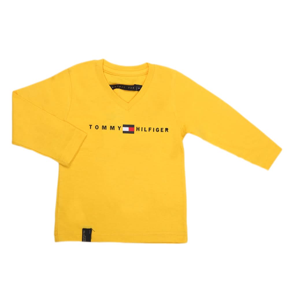 Boys Full Sleeves T-Shirt - Yellow, Kids, Boys T-Shirts, Chase Value, Chase Value