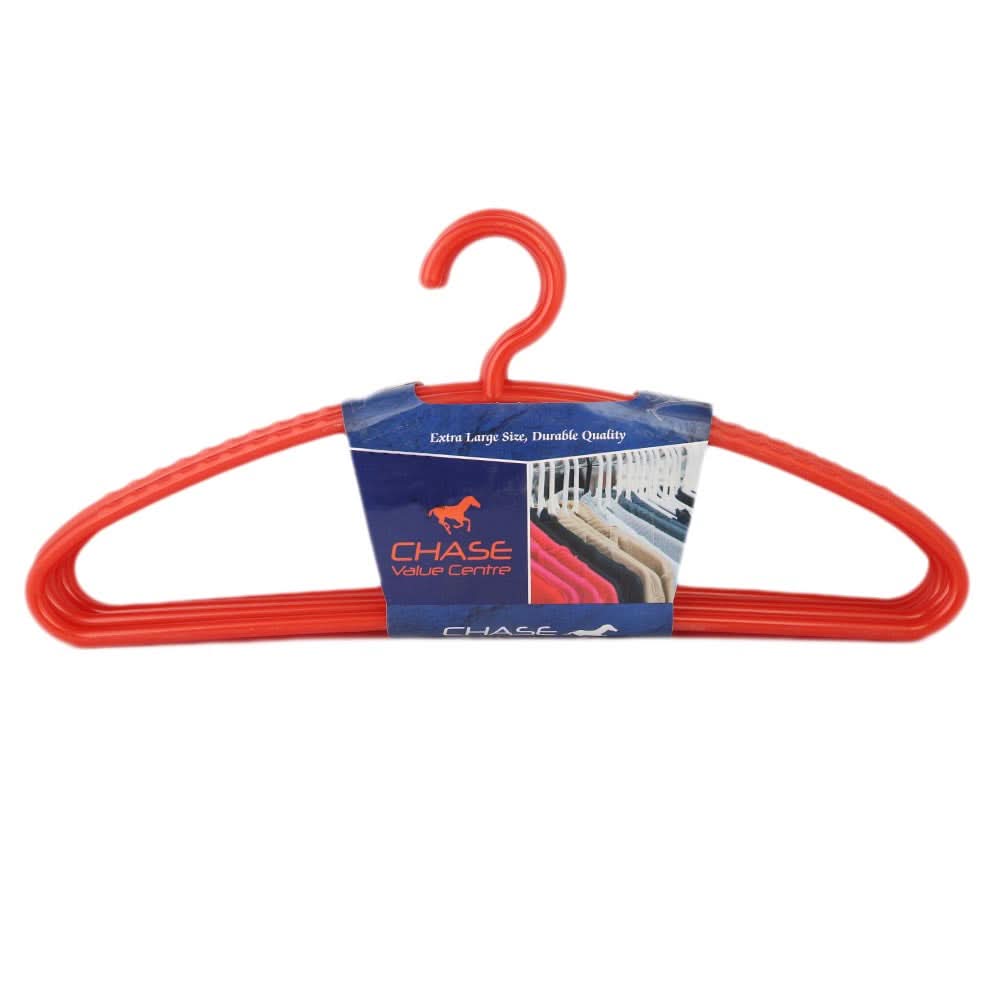 Cloth Hanger 6 Pcs - Red, Home & Lifestyle, Accessories, Chase Value, Chase Value