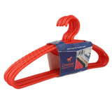 Cloth Hanger 6 Pcs - Red, Home & Lifestyle, Accessories, Chase Value, Chase Value