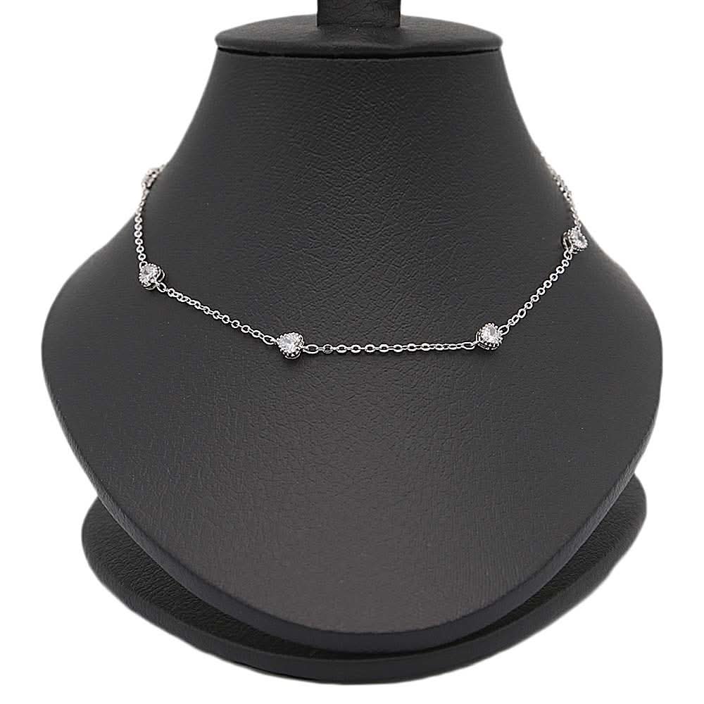 Women's Zircon Chain & Locket - Silver, Women, Chains & Lockets, Chase Value, Chase Value