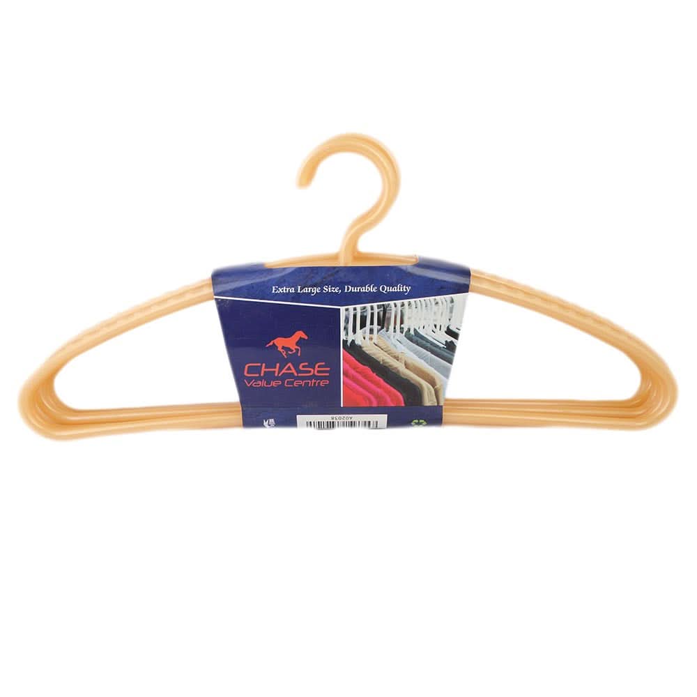 Cloth Hanger 6 Pcs - Yellow, Home & Lifestyle, Accessories, Chase Value, Chase Value