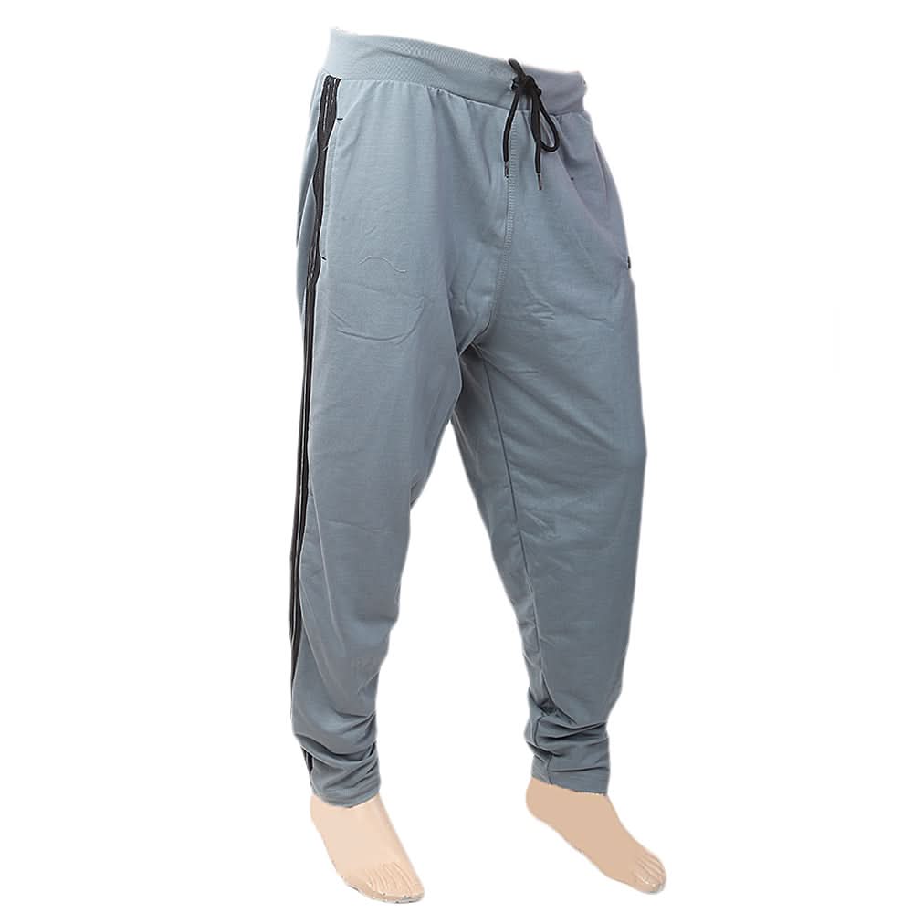 Men's Fancy Zip Trouser - Grey, Men, Lowers And Sweatpants, Chase Value, Chase Value