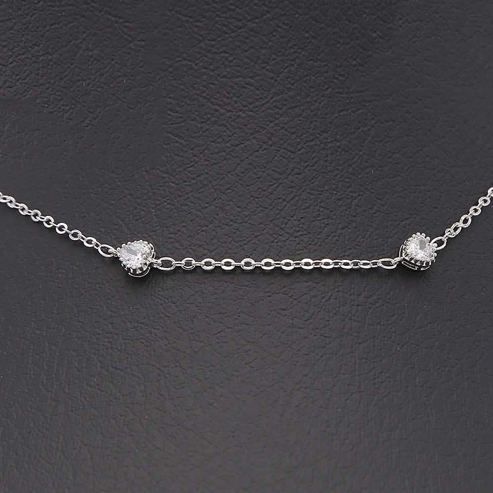 Women's Zircon Chain & Locket - Silver, Women, Chains & Lockets, Chase Value, Chase Value