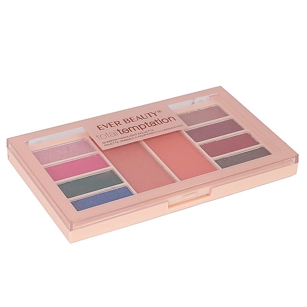 Ever Beauty Total Temptation Shadow & Highlight Palette 3051E, Beauty & Personal Care, Eyeshadow, Chase Value, Chase Value