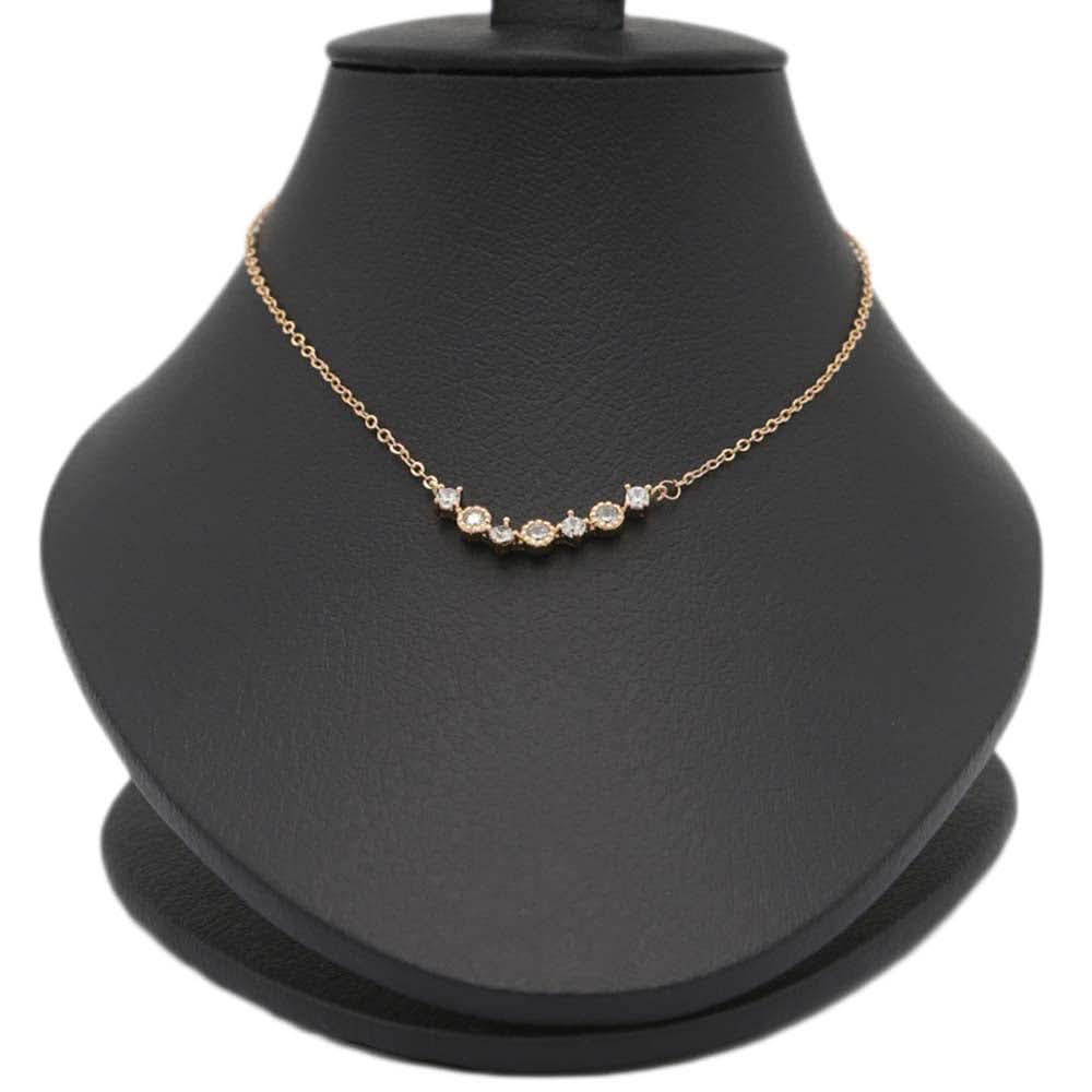 Women's Zircon Chain & Locket - Golden, Women, Chains & Lockets, Chase Value, Chase Value