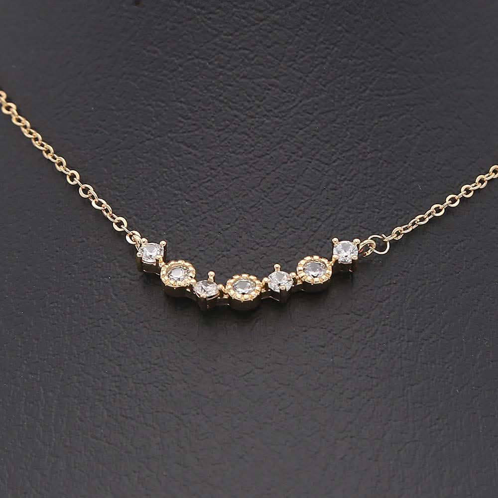Women's Zircon Chain & Locket - Golden, Women, Chains & Lockets, Chase Value, Chase Value