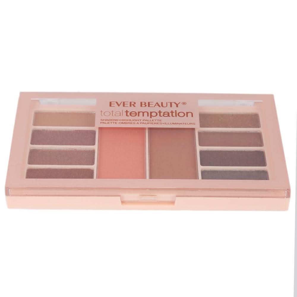 Ever Beauty Total Temptation Shadow & Highlight Palette 3051E, Beauty & Personal Care, Eyeshadow, Chase Value, Chase Value